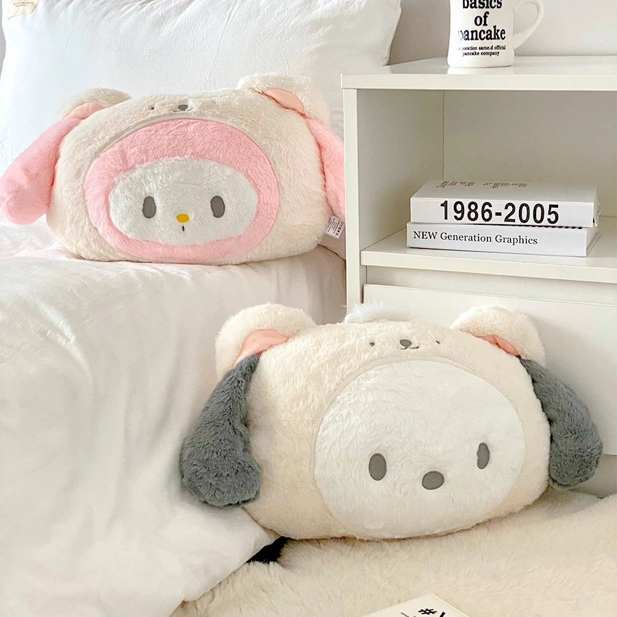 Sanrio Stuffed Anime Pillow My Melody Pochacco Cinnamoroll Pom Pom Purin Kuromi Cos White Bear Plush Toy Cushion Xmas Gifts
Sanrio Stuffed Anime Pillow My Melody Pochacco Cinnamoroll Pom Pom Purin Kuromi Cos White Bear Plush Toy Cushion Xmas Gifts