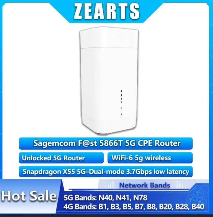 ZEARTS F@ST 5866T modem Broadband Gateway
ZEARTS F@ST 5866T modem Broadband Gateway