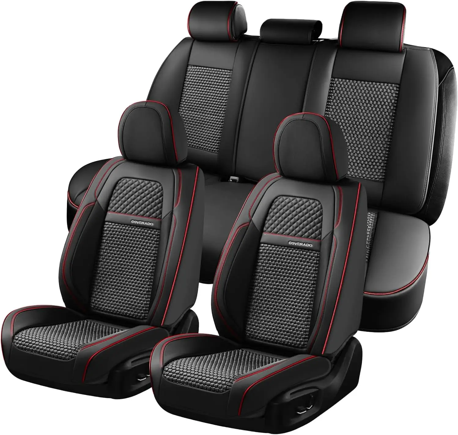 Car Seat Covers Full Set, Nappa Leather Blakc Seat Covers for Cars, Waterproof Car Seat Protector, Front and Back Seats Universa
Car Seat Covers Full Set, Nappa Leather Blakc Seat Covers for Cars, Waterproof Car Seat Protector, Front and Back Seats Universa