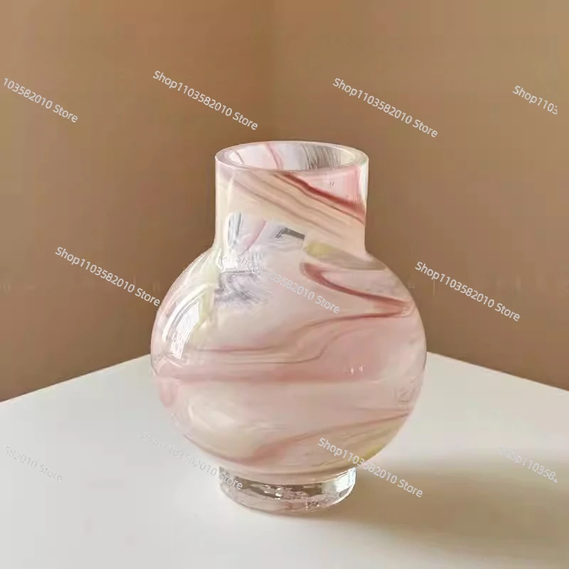 New Pink Mini Glass Vase - Transparent Glazed Flower Vase for Desktop Decor
New Pink Mini Glass Vase - Transparent Glazed Flower Vase for Desktop Decor