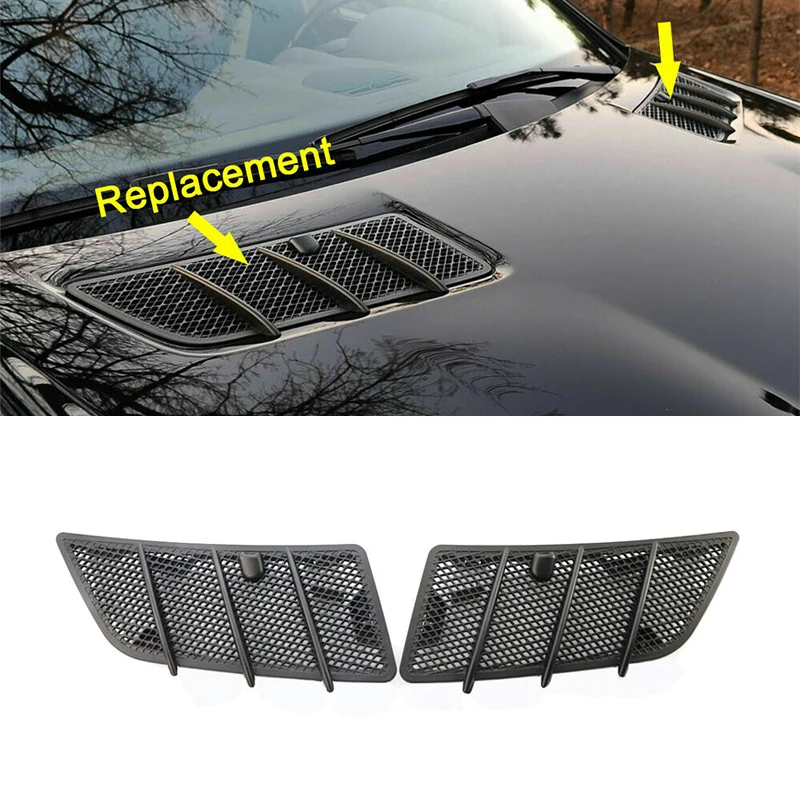 2PCS Air Flow Intake Hoods Car Front Hood Vents Grille Cover Trim for Mercedes Benz W164 ML/GL Class GL164 2009-2014
2PCS Air Flow Intake Hoods Car Front Hood Vents Grille Cover Trim for Mercedes Benz W164 ML/GL Class GL164 2009-2014