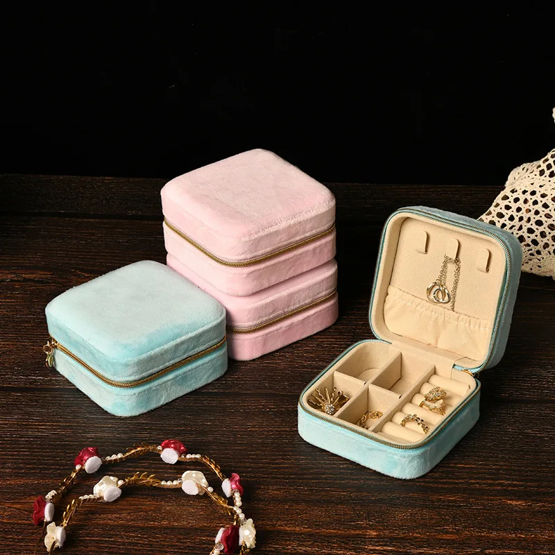 Velvet Jewelry Box For Women Necklace Ring Earrings Organizer Holder Travel Portable Zipper Square Jewelry Storage Case
Velvet Jewelry Box For Women Necklace Ring Earrings Organizer Holder Travel Portable Zipper Square Jewelry Storage Case