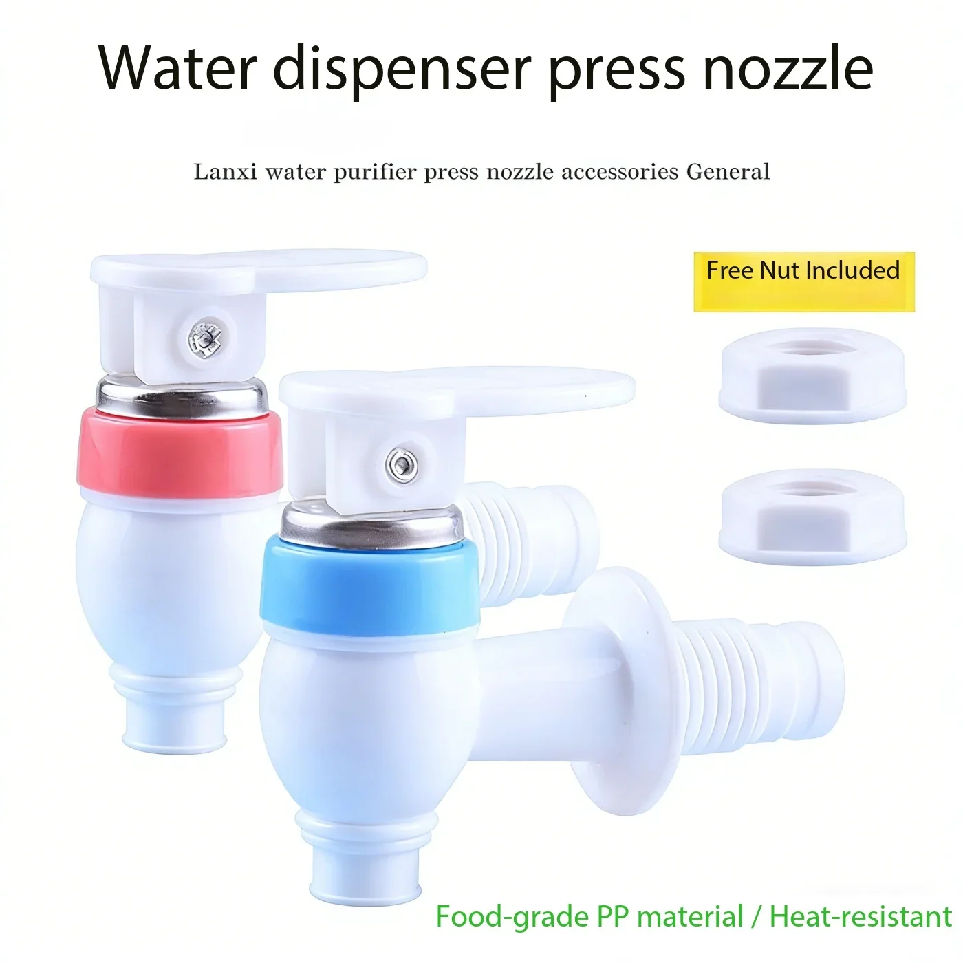 Direct water dispenser faucet outlet spout Water dispenser hot and cold faucet press switch Water purifier universal accessories
Direct water dispenser faucet outlet spout Water dispenser hot and cold faucet press switch Water purifier universal accessories