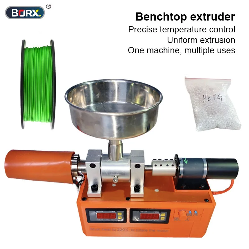 1.75mm / 2.3mm Mini 3D Printing Consumable Extruder - Small Desktop Single Screw Extruder Waste Recycling Machine
1.75mm / 2.3mm Mini 3D Printing Consumable Extruder - Small Desktop Single Screw Extruder Waste Recycling Machine