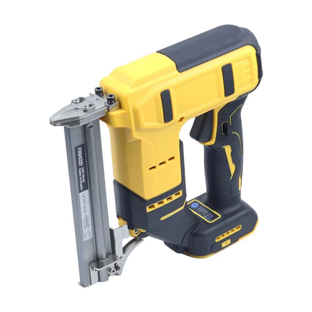 2-IN-1 Electric Brushless Brad Nail Gun Cordless Straight/N-shape Nails Woodworking Nailing Machine Fit For Dewalt 20V Battery
2-IN-1 Electric Brushless Brad Nail Gun Cordless Straight/N-shape Nails Woodworking Nailing Machine Fit For Dewalt 20V Battery