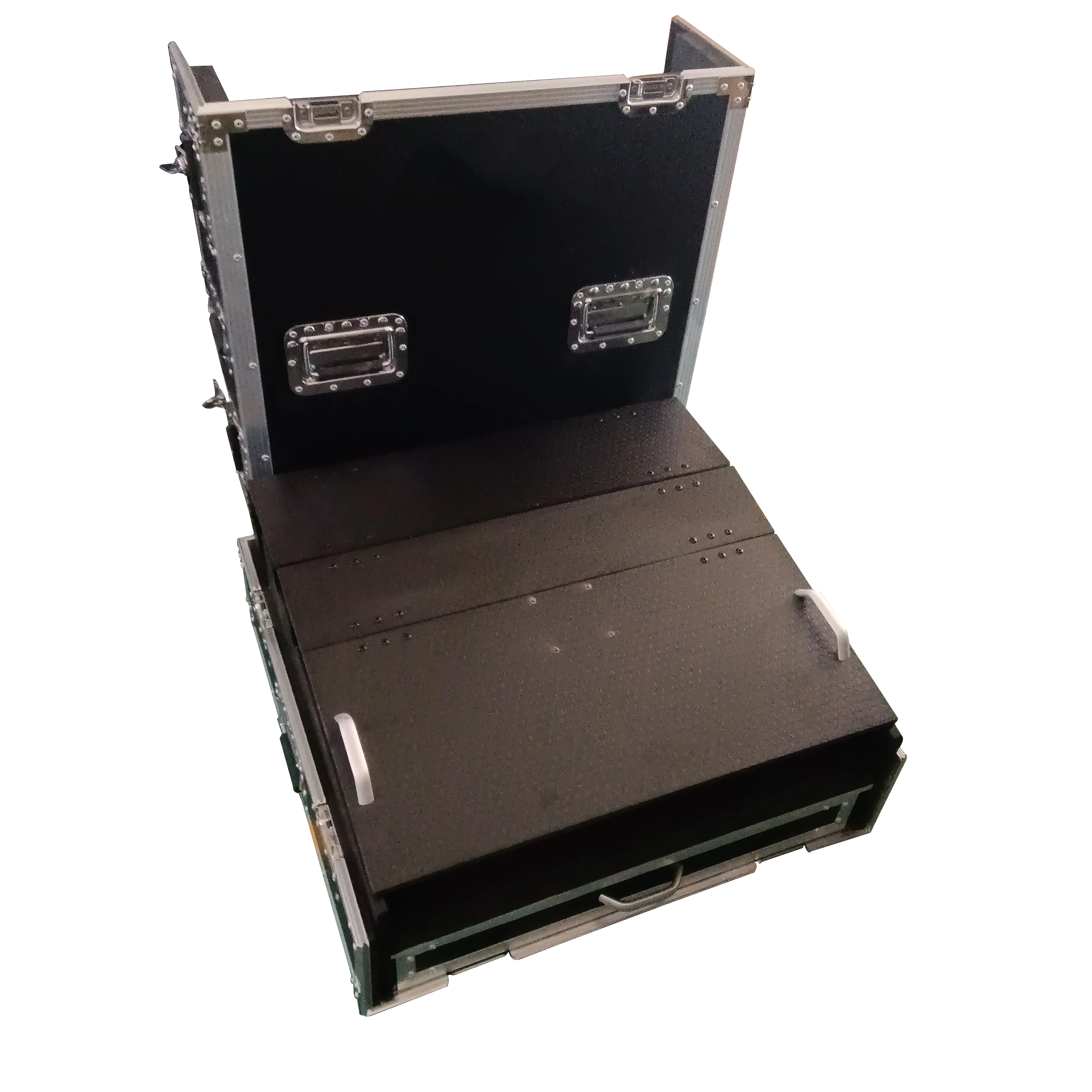 Professional Lighting Command Wing Flight Case Road Box with Wheels and Casters for Stage Event Performance Control Gear
Professional Lighting Command Wing Flight Case Road Box with Wheels and Casters for Stage Event Performance Control Gear