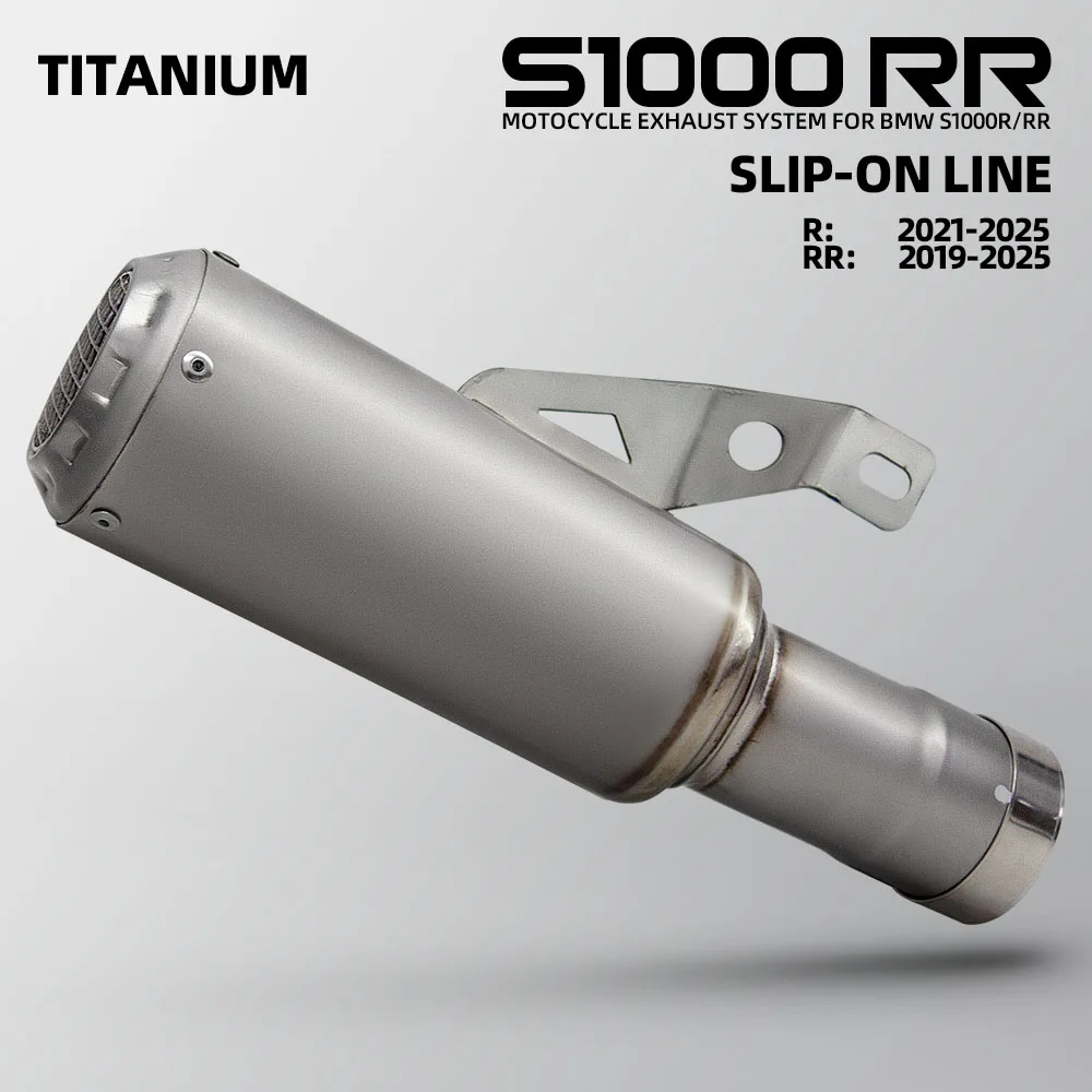 Motorcycle Exhaust Slip on Line Tail Pipe Kit Full Titanium Alloy Escape Racing Muffler For BMW S1000RR S1000R 2019-2025
Motorcycle Exhaust Slip on Line Tail Pipe Kit Full Titanium Alloy Escape Racing Muffler For BMW S1000RR S1000R 2019-2025