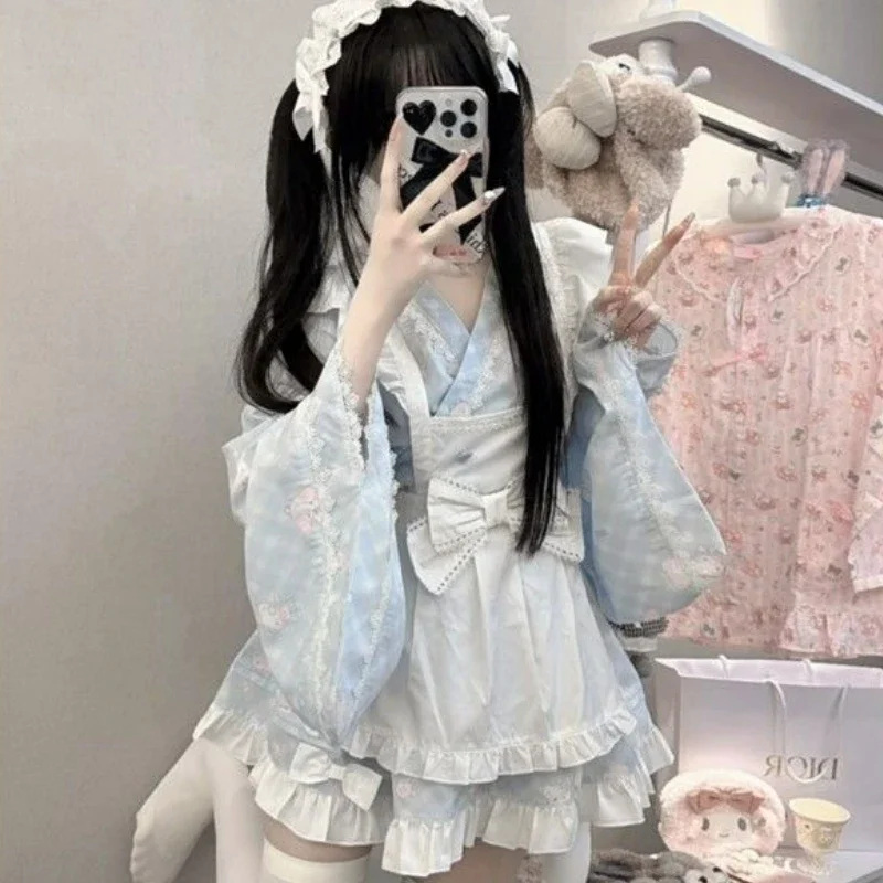 2025 hot sale Japanese Sweet Lolita Style Dress Kawaii Cute Cartoon Print Princess Party Dresses with Bow Apron Cosplay Costume
2025 hot sale Japanese Sweet Lolita Style Dress Kawaii Cute Cartoon Print Princess Party Dresses with Bow Apron Cosplay Costume