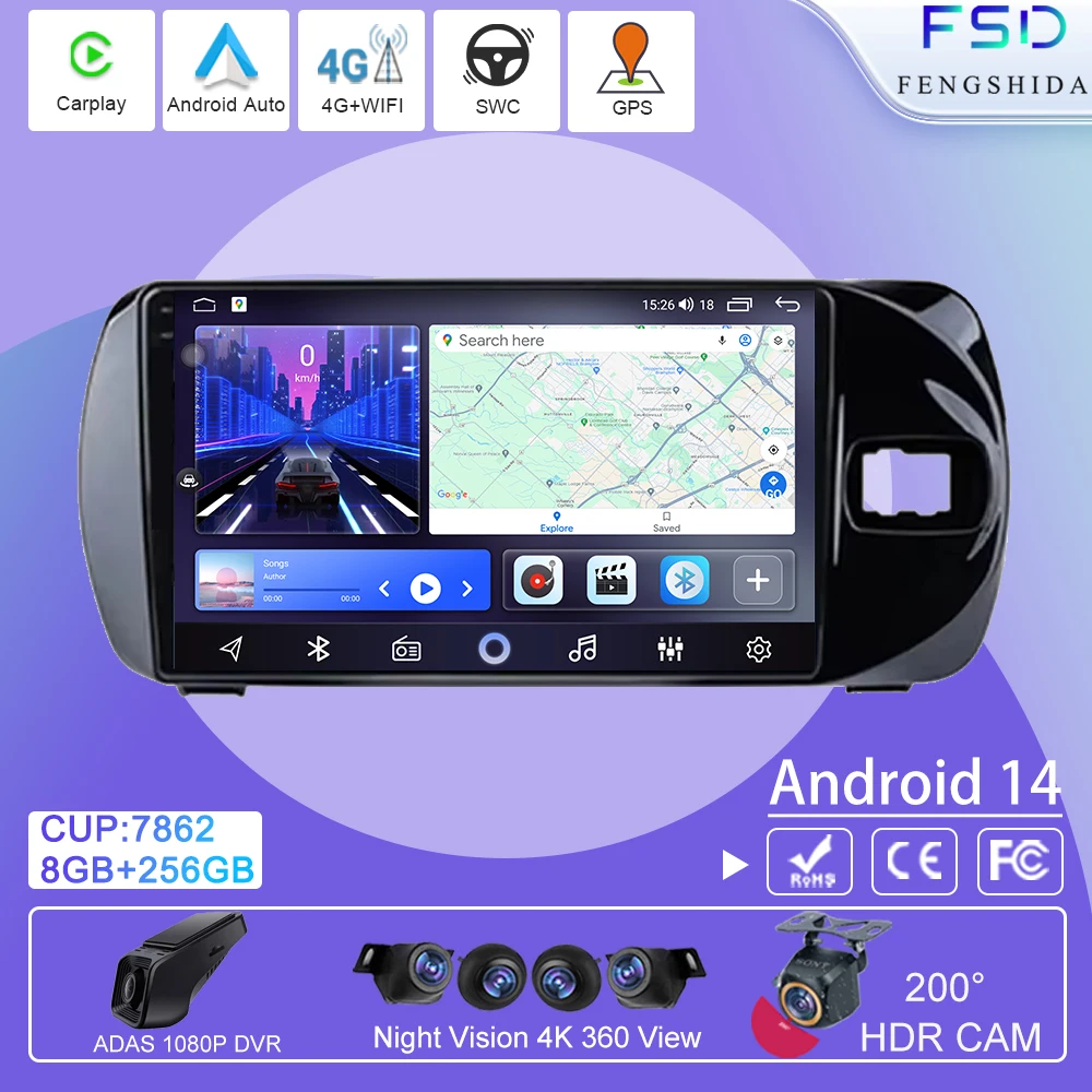 Android Car For Toyota Vitz 3 XP 130 2014 - 2019 Multimedia Car Vehicle Monitor Video Player Autoradio Navigation Radio Dash Cam
Android Car For Toyota Vitz 3 XP 130 2014 - 2019 Multimedia Car Vehicle Monitor Video Player Autoradio Navigation Radio Dash Cam
