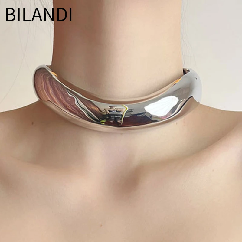 Bilandi Fashion Jewelry European and American Design Metal Choker Necklace For Women Gifts Cool Trend Accessories Hot Selling
Bilandi Fashion Jewelry European and American Design Metal Choker Necklace For Women Gifts Cool Trend Accessories Hot Selling