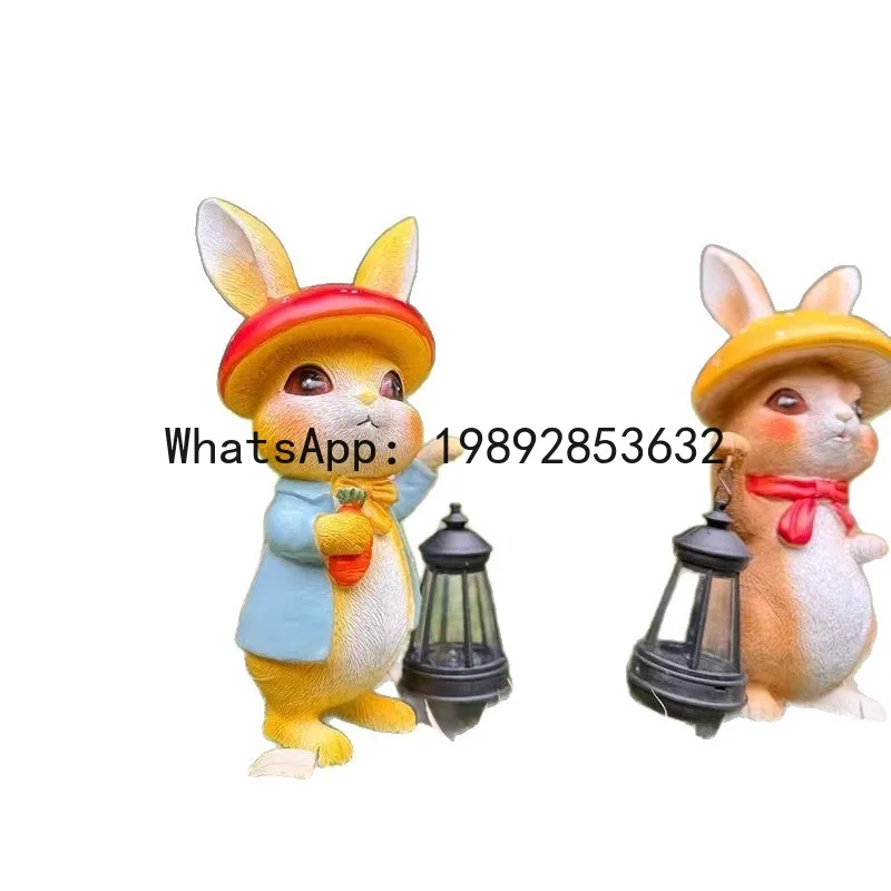 ZF Solar-Powered Luminous Animal Sculpture Balcony Landscape Night Light Decoration Garden Cute Lantern Rabbit
ZF Solar-Powered Luminous Animal Sculpture Balcony Landscape Night Light Decoration Garden Cute Lantern Rabbit