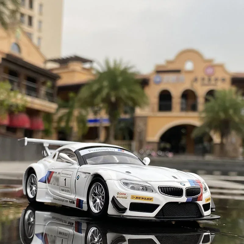 1/32 Z4 GT3 модель гоночного автомобиля из сплава, литье под давлением и игрушечный транспорт, металлическая модель игрушечного автомобиля, имитация звука, свет, коллекция, подарок
1/32 Z4 GT3 модель гоночного автомобиля из сплава, литье под давлением и игрушечный транспорт, металлическая модель игрушечного автомобиля, имитация звука, свет, коллекция, подарок