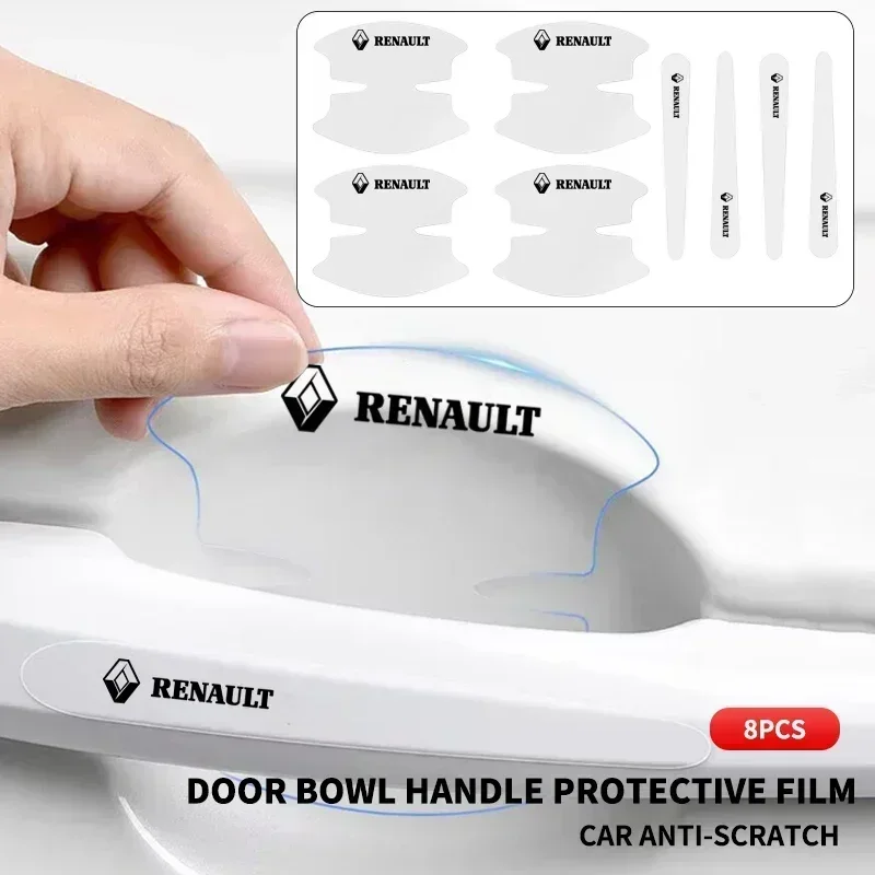 8PCS Car Door Handle Bowl Scratch Protective Stickers for Renault Sandero Captur Megane Twingo Duster Scenic Logan Laguna
8PCS Car Door Handle Bowl Scratch Protective Stickers for Renault Sandero Captur Megane Twingo Duster Scenic Logan Laguna