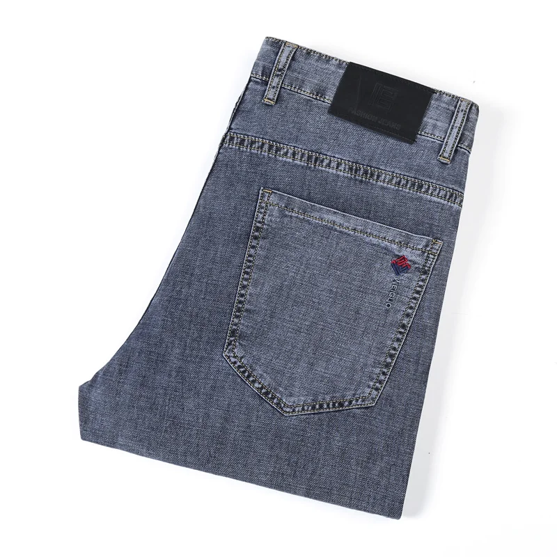 Classic Style Men's Blue Gray Thin Straight Jeans 2023 Summer New Fashion Casual Stretch Denim Slim Pants Male Brand Trousers
Classic Style Men's Blue Gray Thin Straight Jeans 2023 Summer New Fashion Casual Stretch Denim Slim Pants Male Brand Trousers