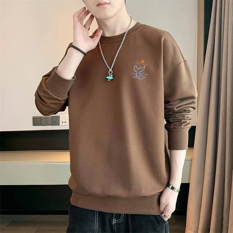 New Autumn and Spring Long sleeved T-shirt for Men's Sweater Underlay Shirt for Men's Round Neck Pullover Sweater for Men
New Autumn and Spring Long sleeved T-shirt for Men's Sweater Underlay Shirt for Men's Round Neck Pullover Sweater for Men