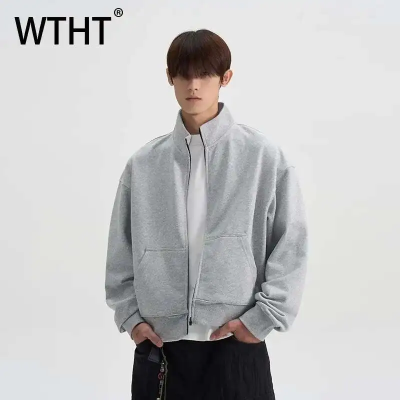 WTHT модные новые мужские однотонные повседневные куртки со сращенными карманами, модные летние пальто с длинными рукавами и воротником-стойкой, мужские 2A0103
WTHT модные новые мужские однотонные повседневные куртки со сращенными карманами, модные летние пальто с длинными рукавами и воротником-стойкой, мужские 2A0103
