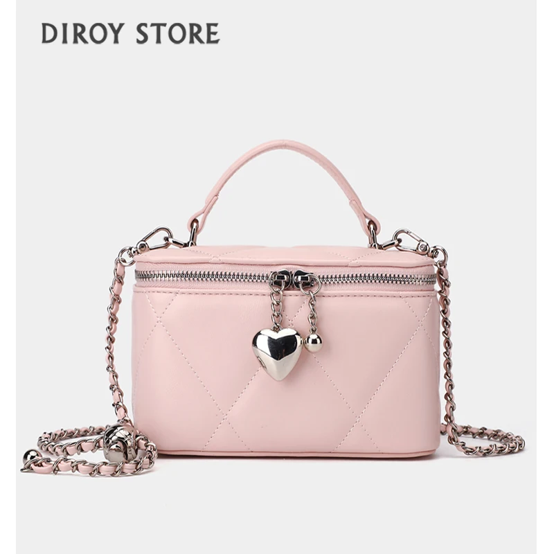 Celebrity style Korean niche diamond chain messenger bag women's fashionable commuter handbag box bag shoulder small square bag
Celebrity style Korean niche diamond chain messenger bag women's fashionable commuter handbag box bag shoulder small square bag