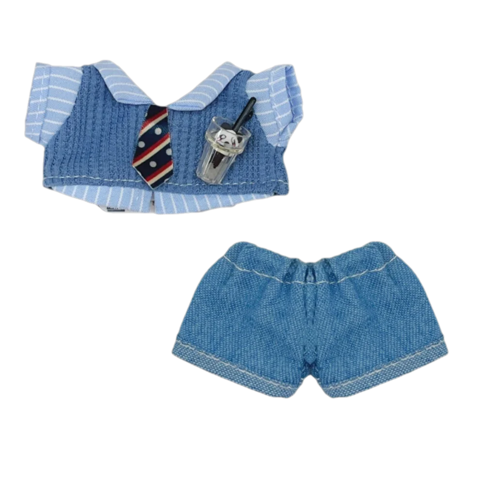 Creative 10cm Clothes Changing Dress Game Playing House Student Uniform Cosplay Blue Brown Blouse Pants Suit Gift
Creative 10cm Clothes Changing Dress Game Playing House Student Uniform Cosplay Blue Brown Blouse Pants Suit Gift