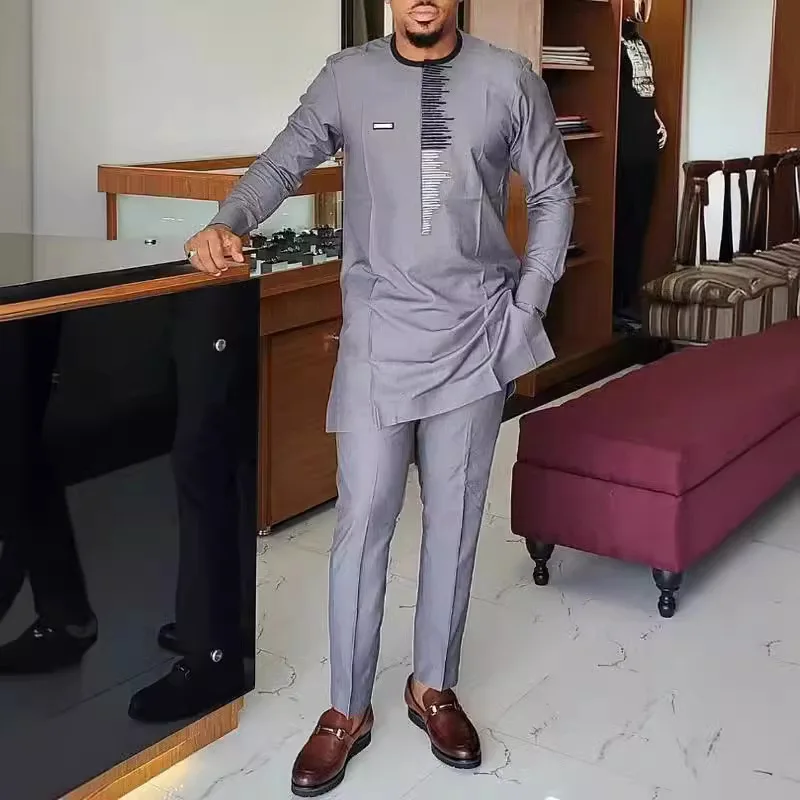 2 Piece African Clothes for Men Spring Fashion African Long Sleeve Top Long Pant Matching Sets Outfits Dashiki African Clothing
2 Piece African Clothes for Men Spring Fashion African Long Sleeve Top Long Pant Matching Sets Outfits Dashiki African Clothing
