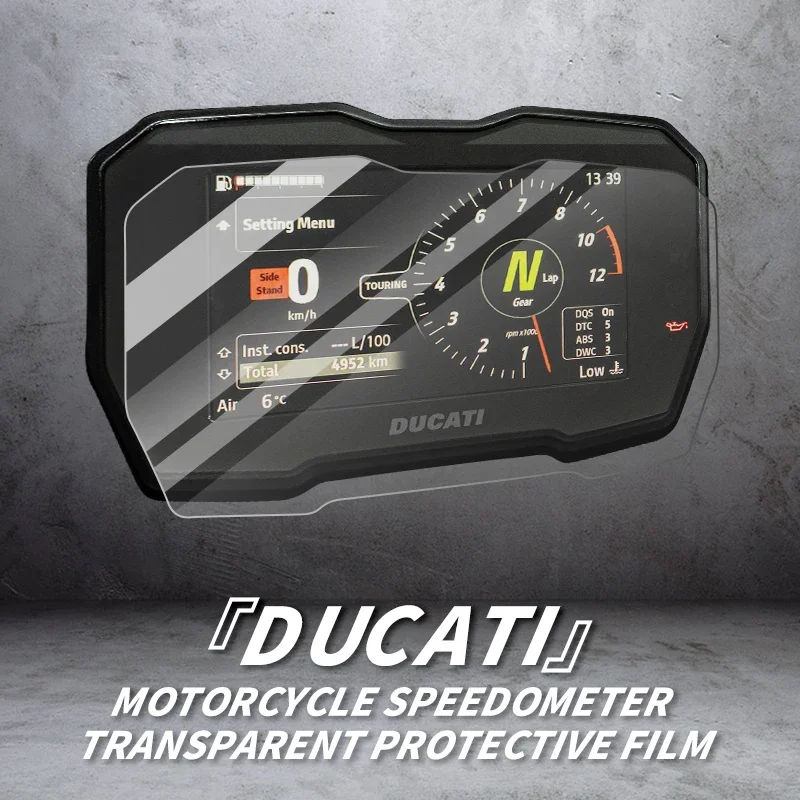 Used For DUCATI DIAVEL1260 HYPERMOTARD950 MONSTER937 950 MULTISTRADA V4 V4S Motorcycle Instrument Transparent Protective Film
Used For DUCATI DIAVEL1260 HYPERMOTARD950 MONSTER937 950 MULTISTRADA V4 V4S Motorcycle Instrument Transparent Protective Film