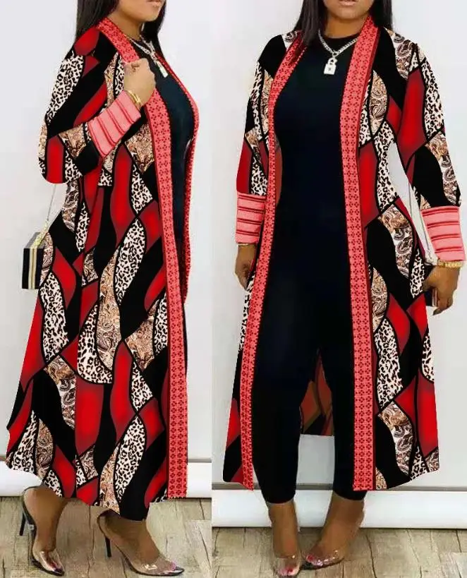 Women's Oversized Clothing Leopard Print Open Front Longline Coat 2023 Autumn Winter Windbreaker New Fashion Casual Long Sleeve
Women's Oversized Clothing Leopard Print Open Front Longline Coat 2023 Autumn Winter Windbreaker New Fashion Casual Long Sleeve