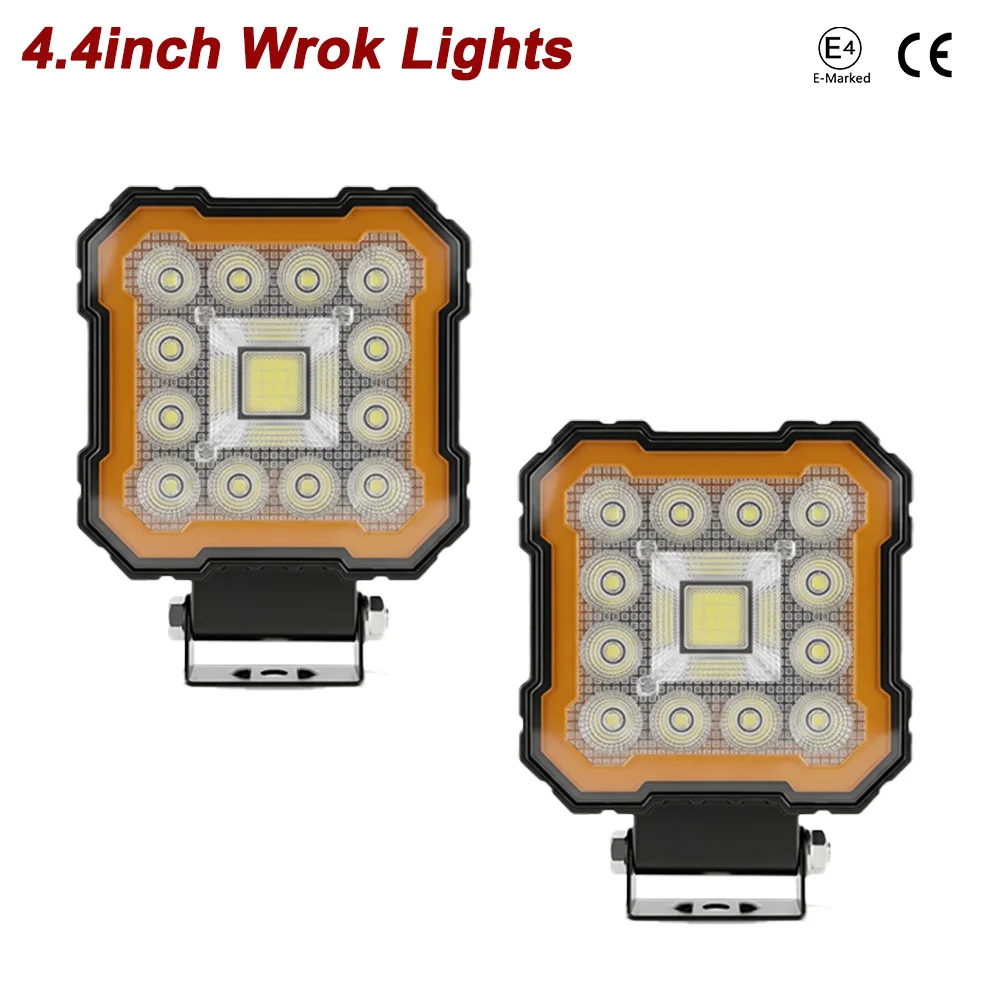 4.4" LED Work Light Strobe Warning Flood DC9-36V Waterpoof 4x4 Offroad Driving Lamp Truck Tractor LED Headlights Car Accessories
4.4" LED Work Light Strobe Warning Flood DC9-36V Waterpoof 4x4 Offroad Driving Lamp Truck Tractor LED Headlights Car Accessories