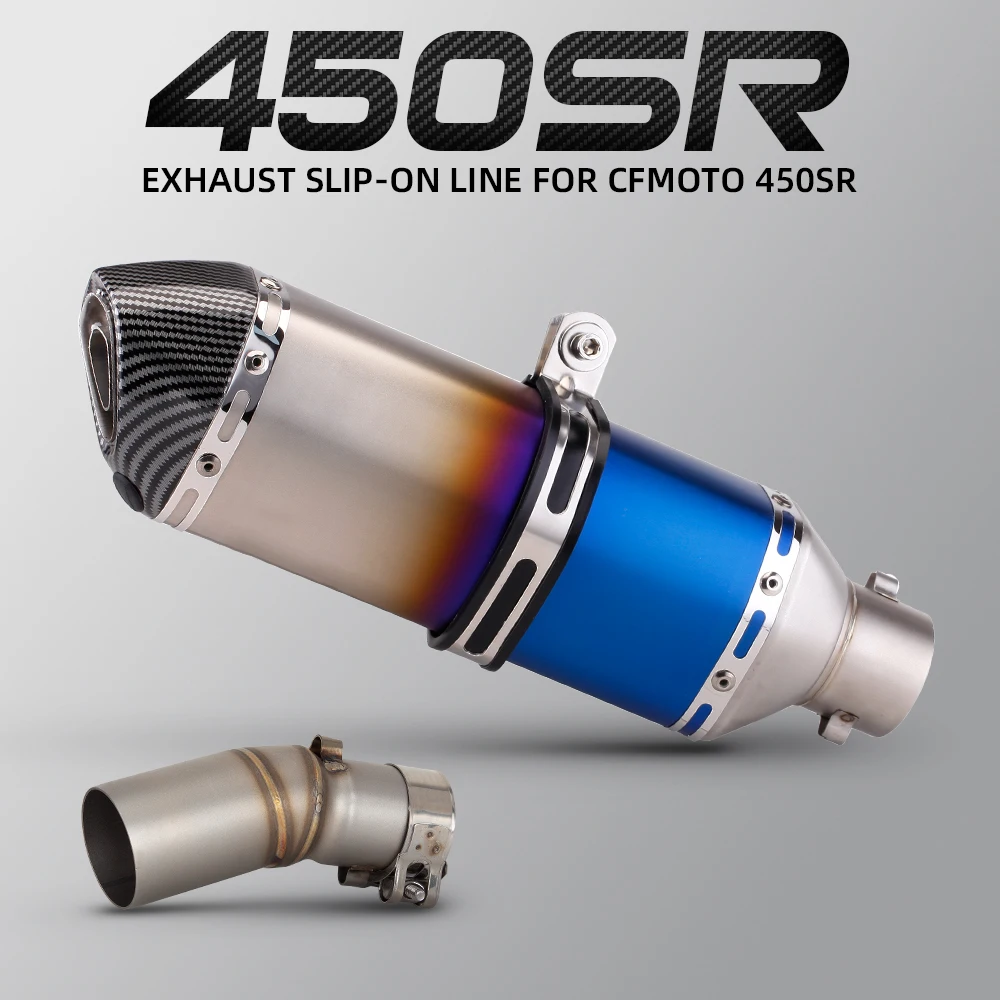 For CFMOTO 450SR 450SS 450NK 450 SR/SS/NK 2022-2026 Motorcycle exhaust muffler with DB Killer street bike exhaust pipe kit
For CFMOTO 450SR 450SS 450NK 450 SR/SS/NK 2022-2026 Motorcycle exhaust muffler with DB Killer street bike exhaust pipe kit