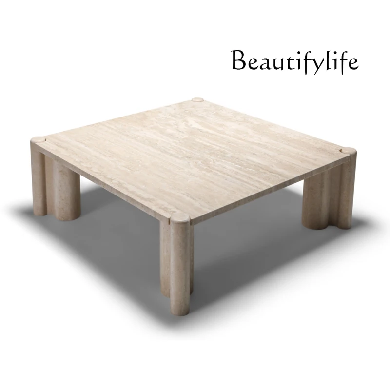 Nordic modern designer retro coffee table creative living room square art coffee table
Nordic modern designer retro coffee table creative living room square art coffee table