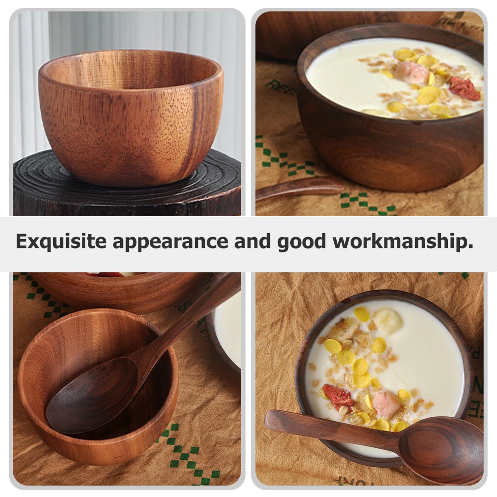 Natural Acacia Wood Household Kitchen Supplies Deep Soup Noodle Salad Bowl Restaurant Home Use Lightweight Food Storage
Natural Acacia Wood Household Kitchen Supplies Deep Soup Noodle Salad Bowl Restaurant Home Use Lightweight Food Storage