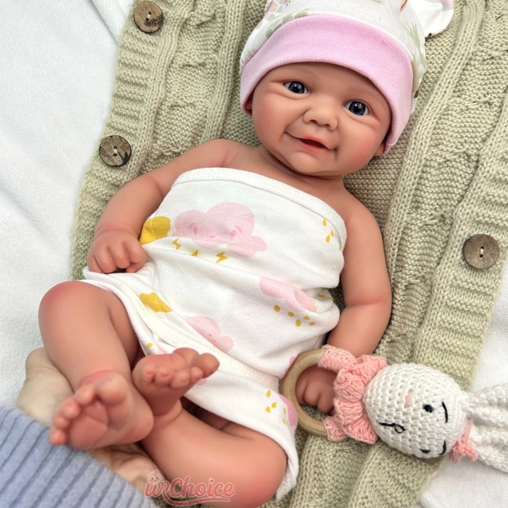 43cm Lifelike Silicone Reborn Baby Girl Vivienne for Newborn Photography Props Poseable and Weighted Doll Christmas Gift
43cm Lifelike Silicone Reborn Baby Girl Vivienne for Newborn Photography Props Poseable and Weighted Doll Christmas Gift