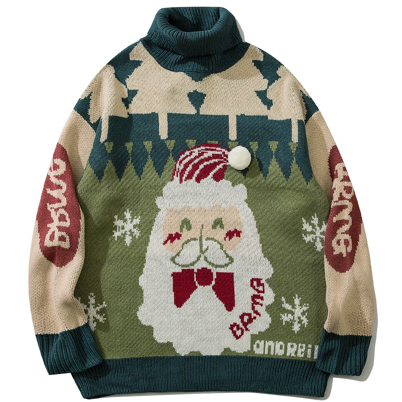 Men 2022 Turtleneck Knitted Oversized Sweater Winter Women Jumper Pullover Male Female Top Long Sleeve Christmas POLERON Wool
Men 2022 Turtleneck Knitted Oversized Sweater Winter Women Jumper Pullover Male Female Top Long Sleeve Christmas POLERON Wool