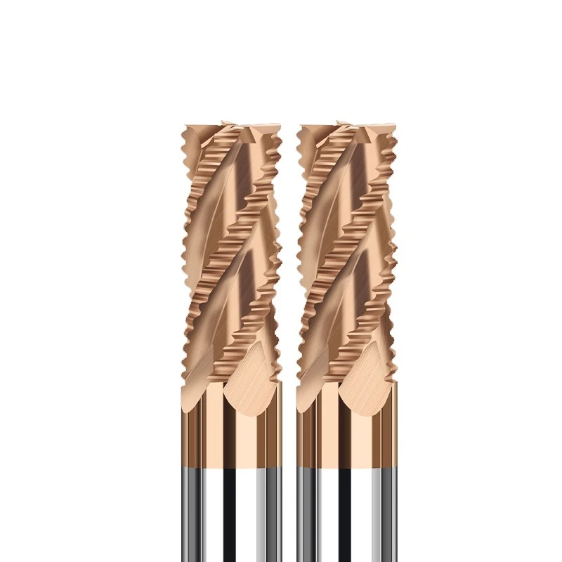 Roughing End Mill Solid Carbide 4 Flutes HRC55 3-20MM Shank For Steel Iron Aluminum MDF Fiberglass Acrylic Wood Copper Plastic
Roughing End Mill Solid Carbide 4 Flutes HRC55 3-20MM Shank For Steel Iron Aluminum MDF Fiberglass Acrylic Wood Copper Plastic