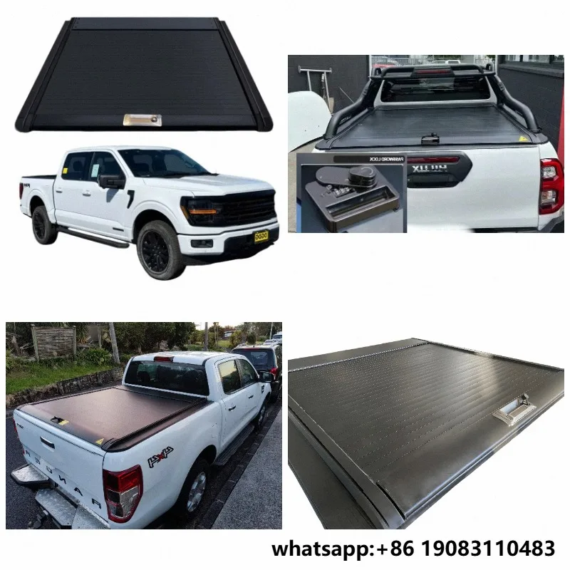 Pickup Truck Manual Retractable Aluminum Roller Lid Shutter Tonneau Cover Waterproof Locking Ranger Raptor RAM T6 T7
Pickup Truck Manual Retractable Aluminum Roller Lid Shutter Tonneau Cover Waterproof Locking Ranger Raptor RAM T6 T7