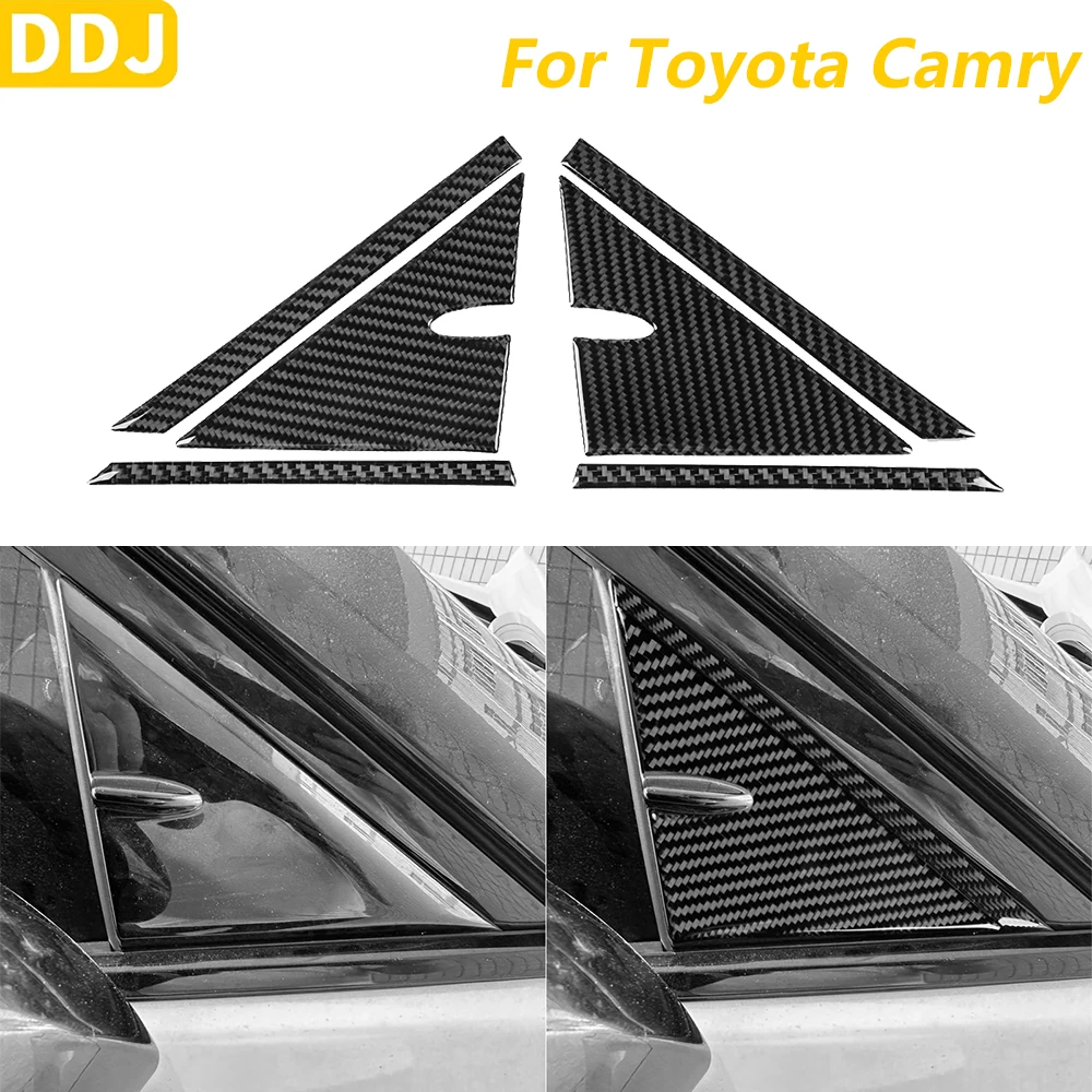 Soft Carbon Fiber Front Exterior Door Triangular Window Pillar Panel Trim Cover For Toyota Camry 2018-2024 Interior Accessories
Soft Carbon Fiber Front Exterior Door Triangular Window Pillar Panel Trim Cover For Toyota Camry 2018-2024 Interior Accessories