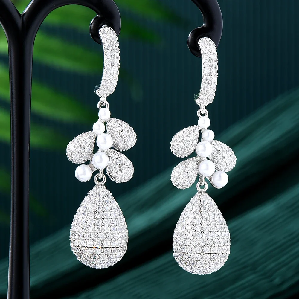 Kellybola Luxury Gorgeous Original DIY Earrings For Women CZ Wedding Bridal Jewelry Gift Nigerian Qatar Women Earrings Gift
Kellybola Luxury Gorgeous Original DIY Earrings For Women CZ Wedding Bridal Jewelry Gift Nigerian Qatar Women Earrings Gift