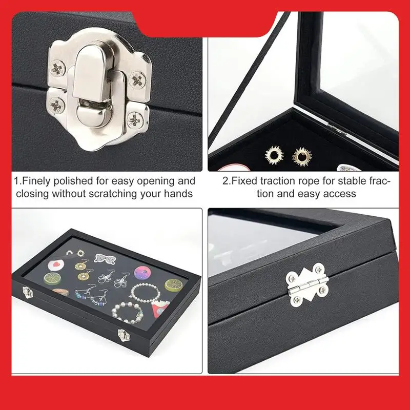 Badge Storage Box Transparent Dustproof Brooch Box Medal Display Stand, Jewelry Medal Collection Display Frame, L Durable
Badge Storage Box Transparent Dustproof Brooch Box Medal Display Stand, Jewelry Medal Collection Display Frame, L Durable