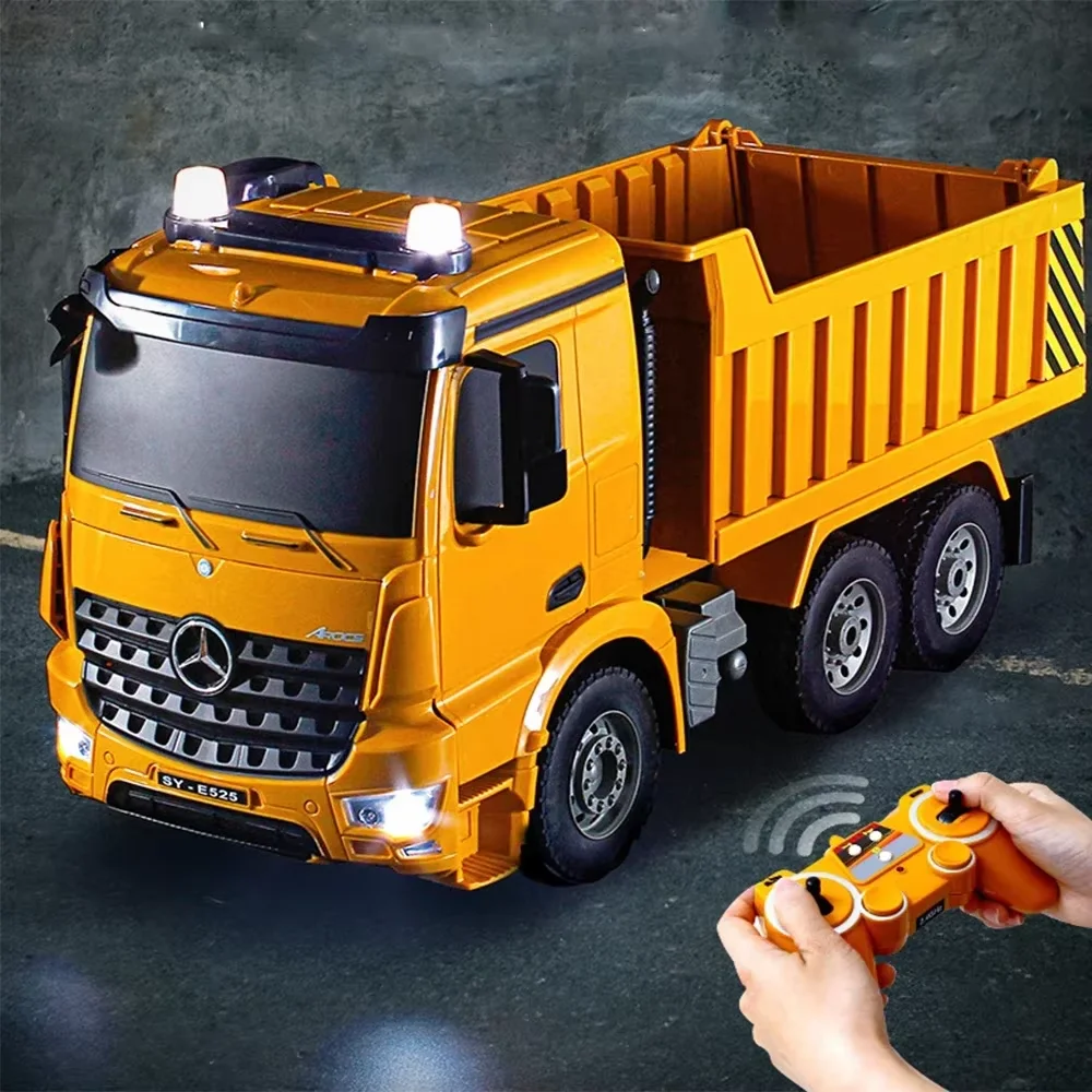 Double E E525 RC Dump Truck 1:20 Remote Control Loader Car Electric Transporter Engineering Vehicle Sound Light Toy Kid XmasGift
Double E E525 RC Dump Truck 1:20 Remote Control Loader Car Electric Transporter Engineering Vehicle Sound Light Toy Kid XmasGift