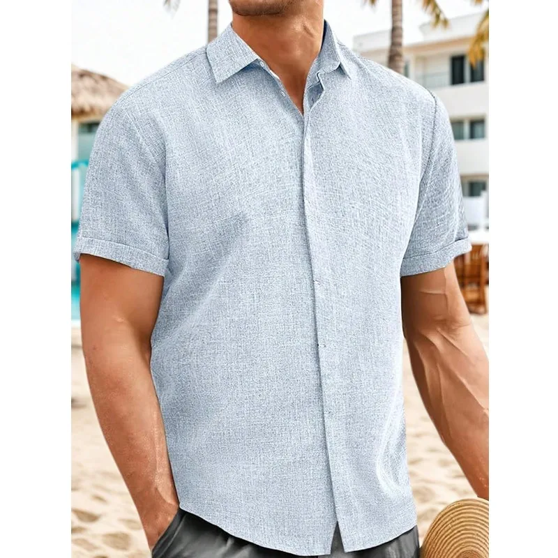 2026 QualityMen's Linen Shirts Classic Short Sleeve Button Down Shirt Men Beach Summer Wedding Tops Shirt
2026 QualityMen's Linen Shirts Classic Short Sleeve Button Down Shirt Men Beach Summer Wedding Tops Shirt