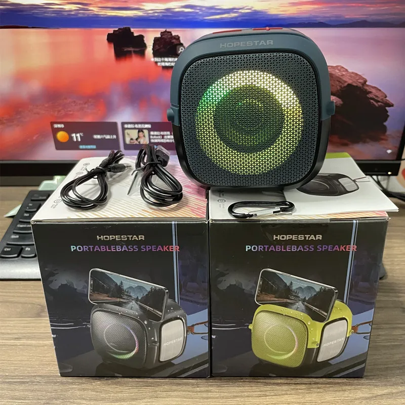 Wireless Subwoofer LED Soundbox 2400Mah Battery Portable caixa de som Bluetooth Speaker Outdoor Mini Column TF Audio Type-c Port
Wireless Subwoofer LED Soundbox 2400Mah Battery Portable caixa de som Bluetooth Speaker Outdoor Mini Column TF Audio Type-c Port