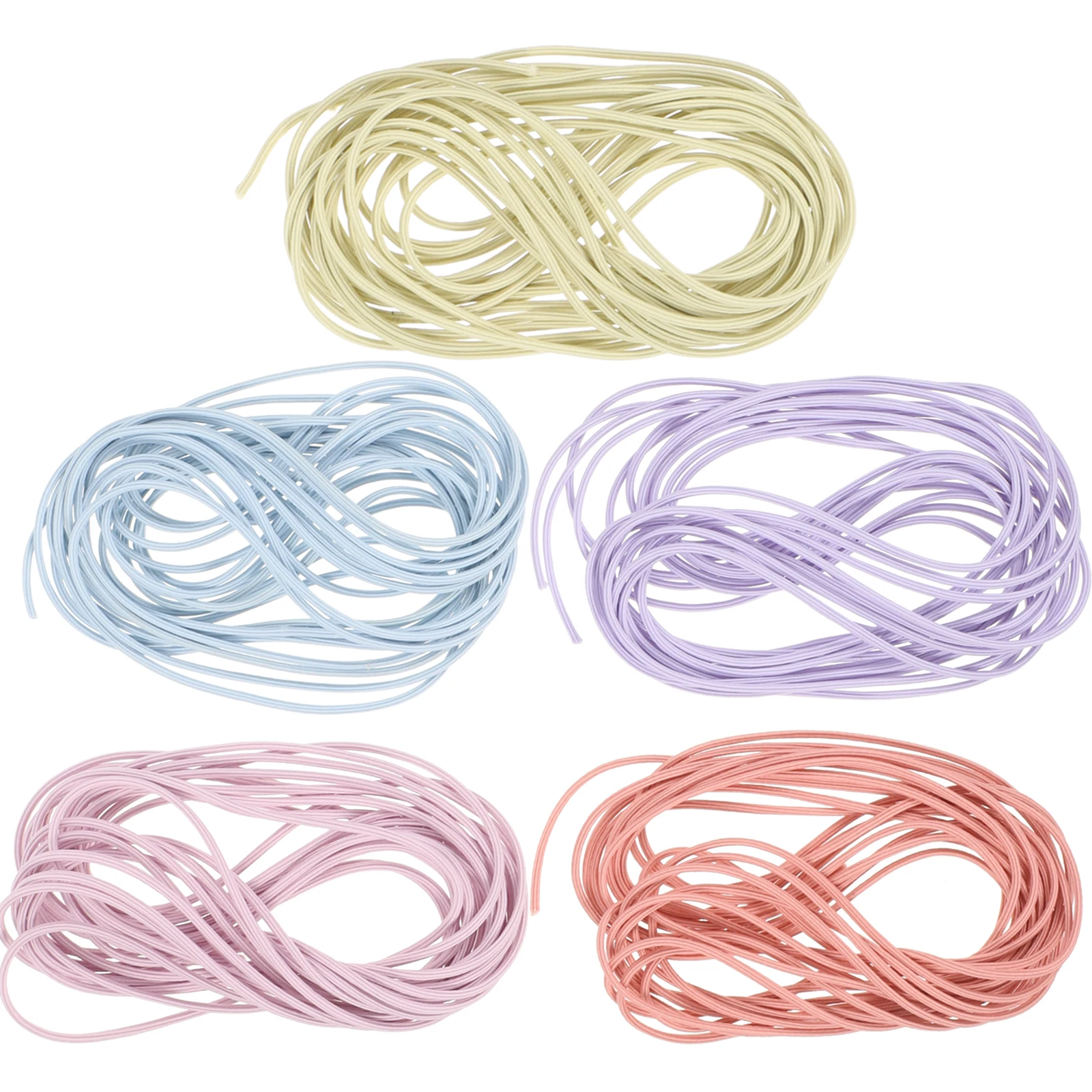 5Pcs Premium Elastic Rope Safe SkinFriendly Diy Bracelet Necklace Making Cord Beading Thread Accessories
5Pcs Premium Elastic Rope Safe SkinFriendly Diy Bracelet Necklace Making Cord Beading Thread Accessories