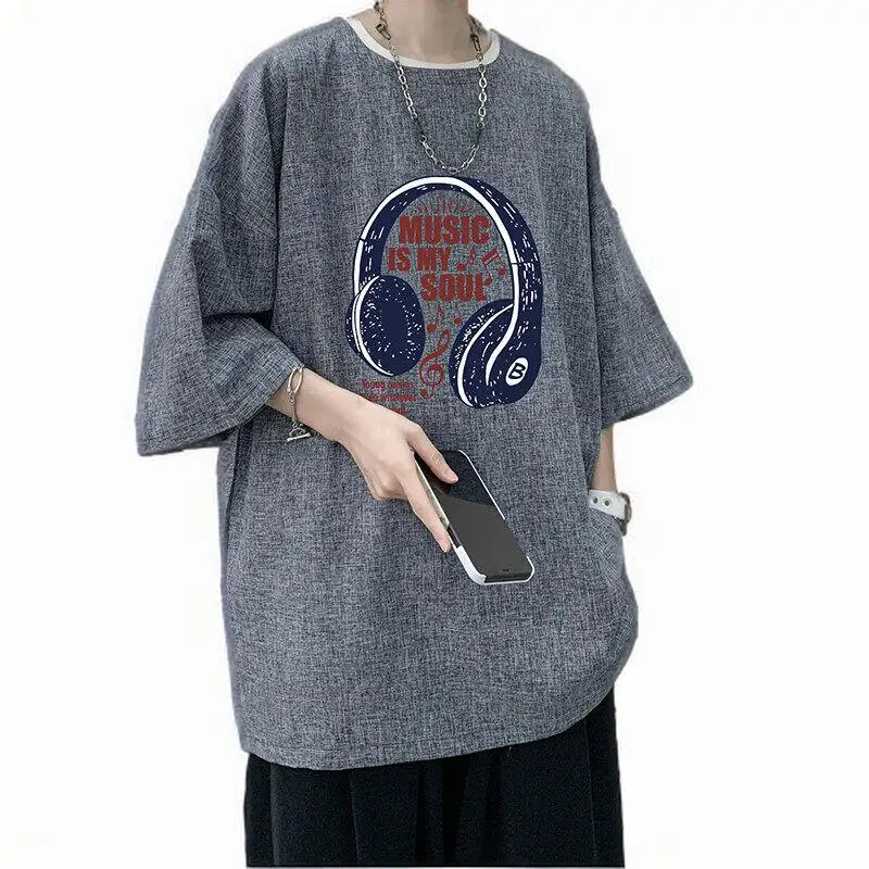 NF&ZG American cotton and linen short-sleeved T-shirt men's summer 2025 new high street loose casual half-sleeve
NF&ZG American cotton and linen short-sleeved T-shirt men's summer 2025 new high street loose casual half-sleeve