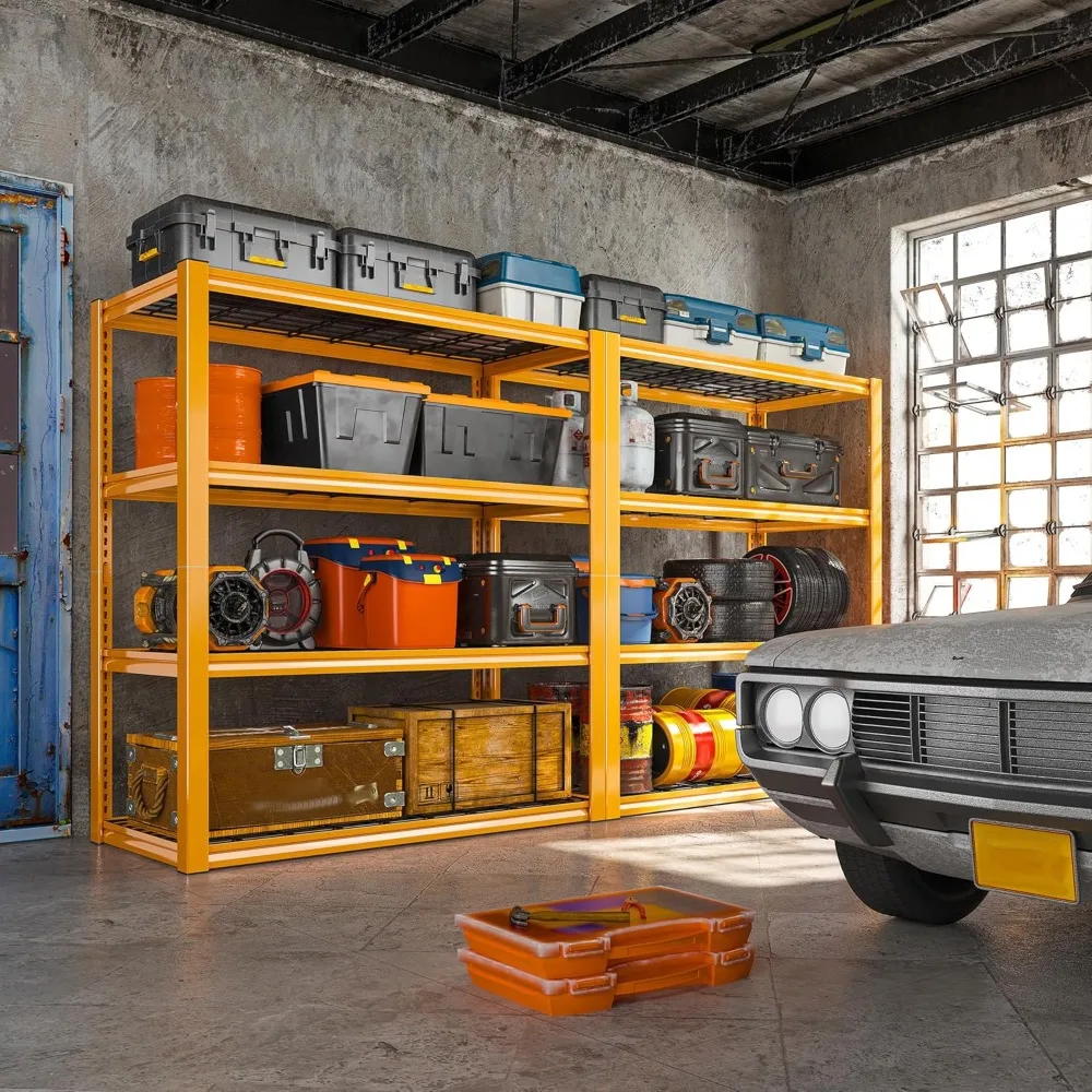 High Quality Garage Shelving 2240 LBS Storage Shelves Adjustable Heavy Duty Shelving 4 Tier Metal Shelves
High Quality Garage Shelving 2240 LBS Storage Shelves Adjustable Heavy Duty Shelving 4 Tier Metal Shelves