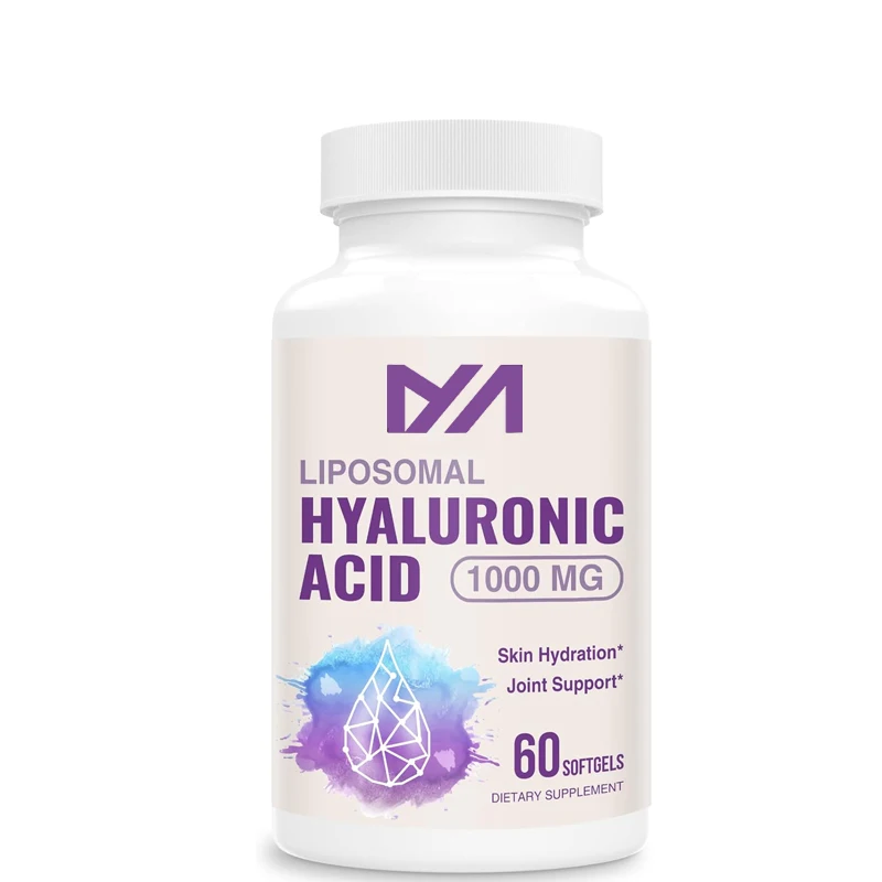 Liposomal hyaluronic acid supplement, dietary supplement supports skin moisturizing and joint lubrication, 60 capsules
Liposomal hyaluronic acid supplement, dietary supplement supports skin moisturizing and joint lubrication, 60 capsules