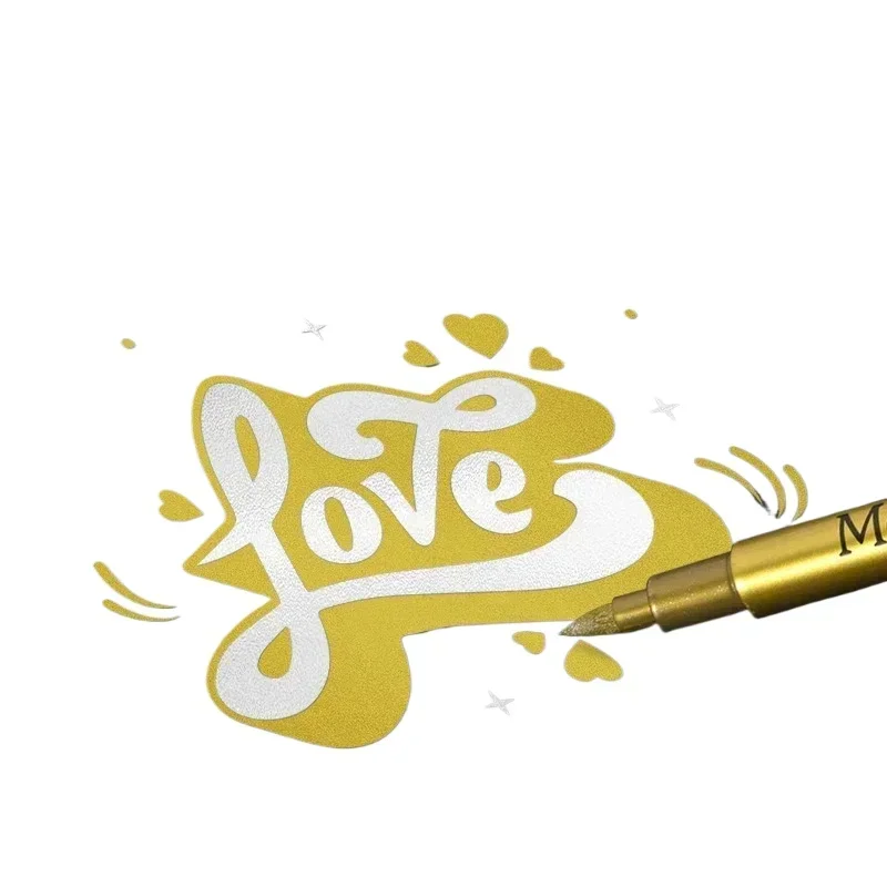 1pc Brush Metallic Marker Pens Gold Silver Copper Permanent Art Paint Marker Pen for Crafts Scrapbooking Fabric Art Supplies
1pc Brush Metallic Marker Pens Gold Silver Copper Permanent Art Paint Marker Pen for Crafts Scrapbooking Fabric Art Supplies