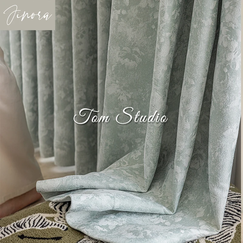 Flowers Chenille Blackout Curtains Jacquard Curtains for Living Room Bedroom High-end Cream Color Retro Medieval Style Custom
Flowers Chenille Blackout Curtains Jacquard Curtains for Living Room Bedroom High-end Cream Color Retro Medieval Style Custom
