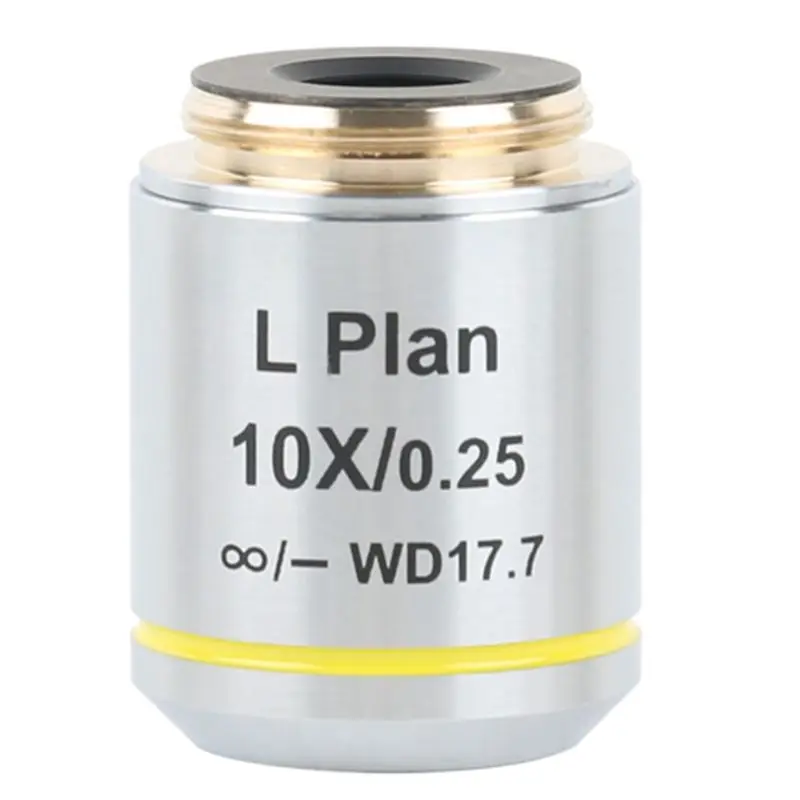 Exquisite-Long Working Distance Infinity Metallurgical Microscope Plan Achromatic Objective Lens RMS Thread Interface
Exquisite-Long Working Distance Infinity Metallurgical Microscope Plan Achromatic Objective Lens RMS Thread Interface