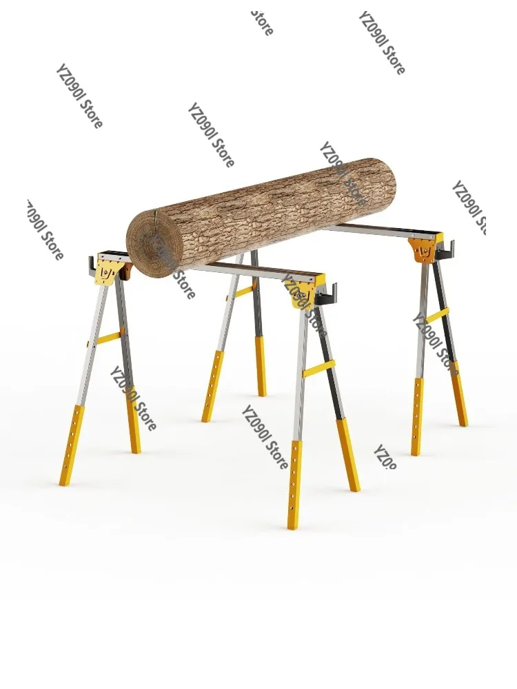 Portable Foldable Work Platform, Heavy Duty Iron Sawhorse, Load-bearing Metal Workbench for Industrial Workshop Use
Portable Foldable Work Platform, Heavy Duty Iron Sawhorse, Load-bearing Metal Workbench for Industrial Workshop Use