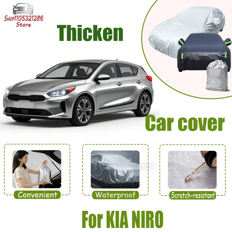 For KIA NIRO Auto Anti snow Anti dust Anti-uv Anti peeling paint And Anti Rainwater 210t car cover Car cover protection
For KIA NIRO Auto Anti snow Anti dust Anti-uv Anti peeling paint And Anti Rainwater 210t car cover Car cover protection