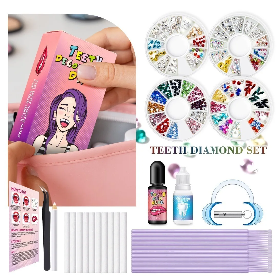 DIY Tooth Gem Kit 90Pcs Jewelry Gems Kit Crystals Diamonds Decoration Fashionable Y2k Gems Teeth Jewelry Starter Kit for Girls
DIY Tooth Gem Kit 90Pcs Jewelry Gems Kit Crystals Diamonds Decoration Fashionable Y2k Gems Teeth Jewelry Starter Kit for Girls