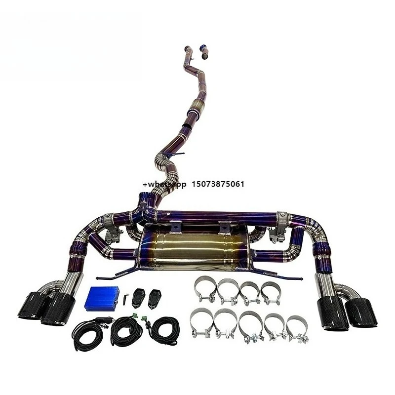 Высокопроизводительная выхлопная система Valvetronic для 430i из цельного титана с дистанционным управлением, агрессивным звуком и легким весом
Высокопроизводительная выхлопная система Valvetronic для 430i из цельного титана с дистанционным управлением, агрессивным звуком и легким весом